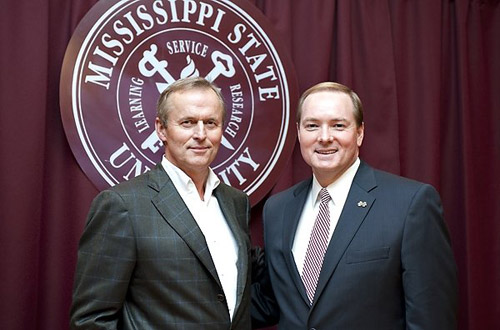 John Grisham, a 1977 Mississippi State graduate and best-selling author, made an unannounced stop Tuesday [Oct.