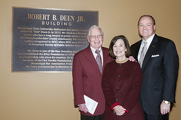 Mississippi State University celebrated the naming of the Robert B. Deen Jr.