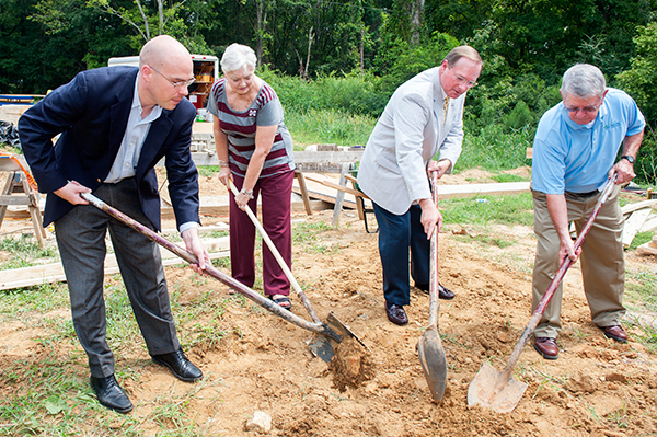 Mississippi State University and the Starkville Area Habitat for Humanity broke ground Monday [Aug.