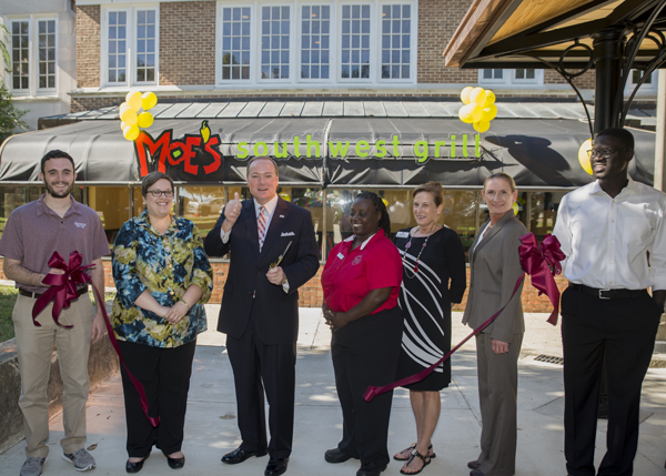 Moe's Southwest Grill at Mississippi State held an official grand opening  on Aug.