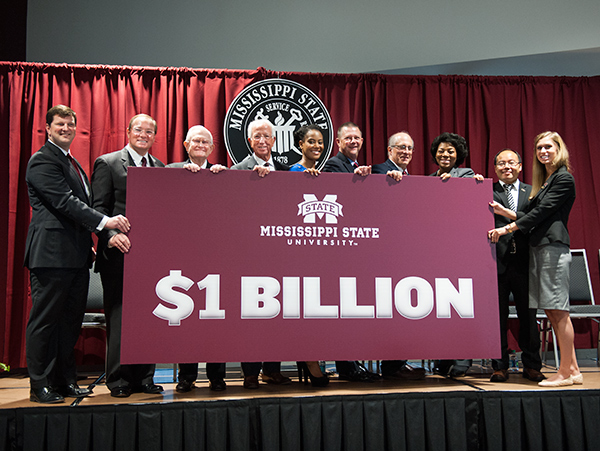 Mississippi State leaders inspired by the overwhelming response to “Infinite Impact,” the most successful fundraising campaign in university history, celebrated MSU President Mark E. Keenum’s announcement today [April 28] of a historic retargeting 
