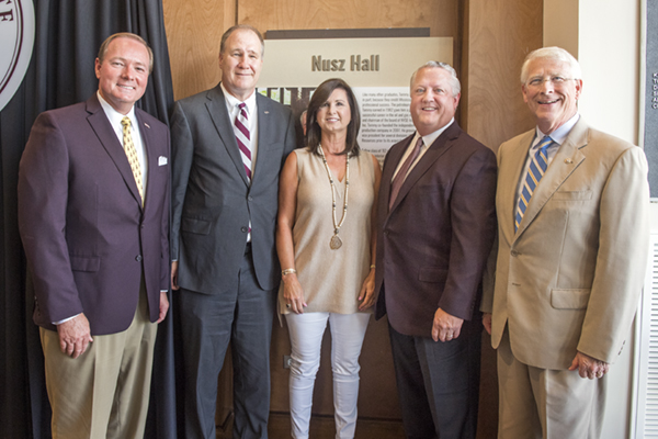 From L-R: Mississippi State President Mark E. Keenum, Rep.