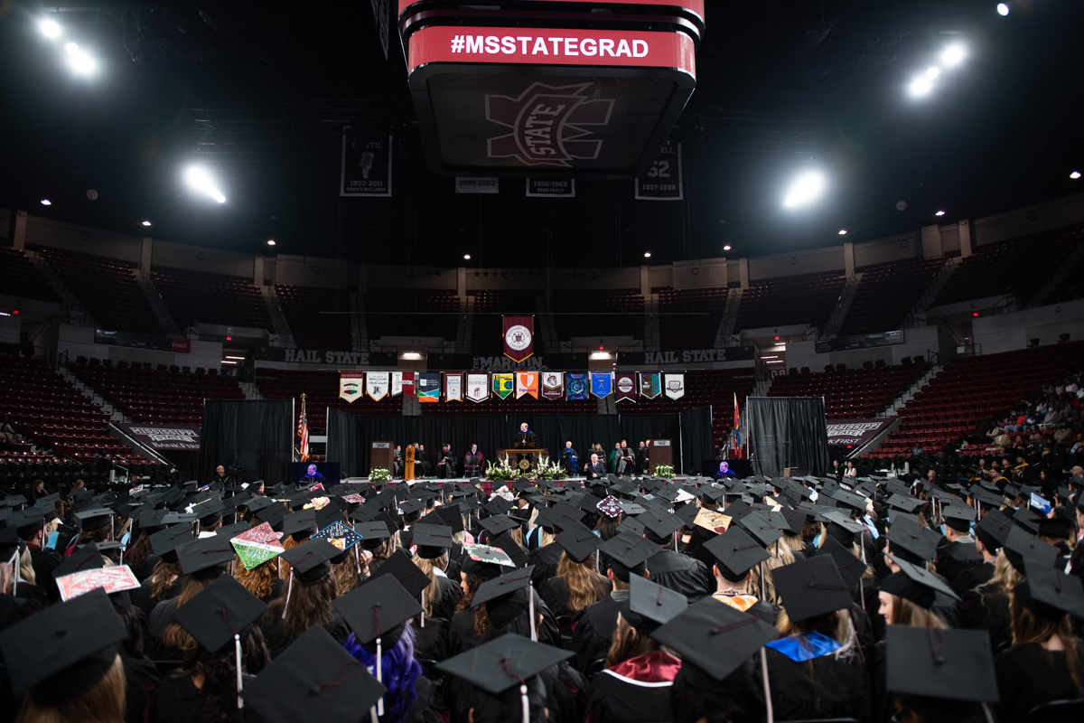 Mississippi State President and featured commencement speaker Mark E. Keenum celebrates and extends encouragement to fall 2022 g