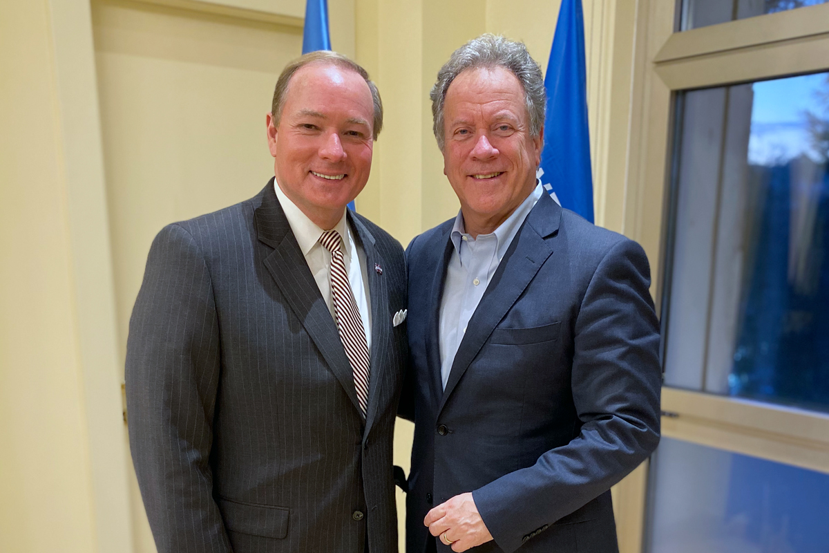 President Keenum with David Beasley, executive director of the World Food Programme.