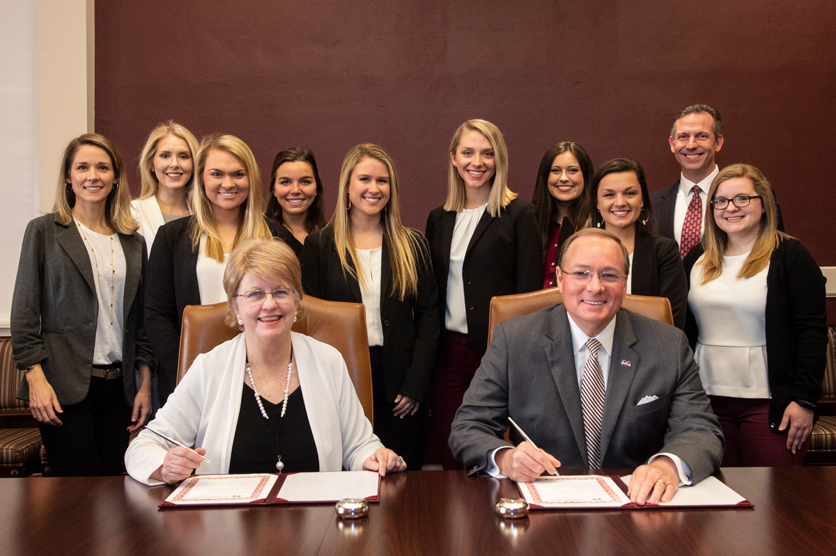 Dr. Keenum and Dr. Bonner marked National Nutrition Month with the signing of a proclamation.