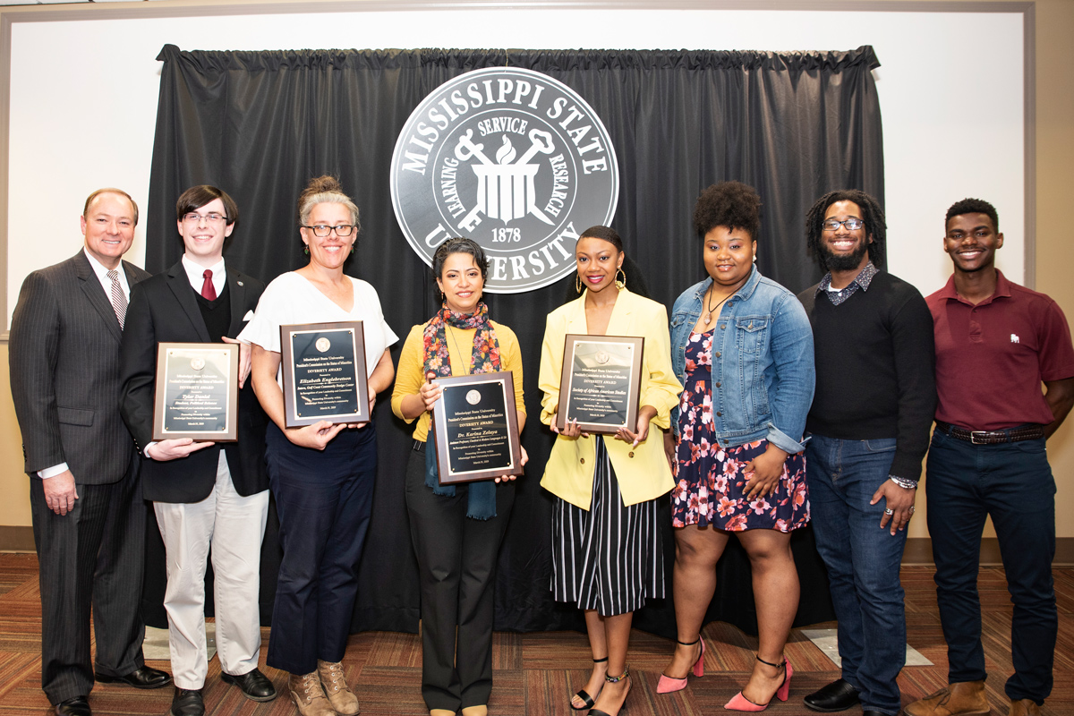 President Keenum with the 2019 Diversity Awards winners.