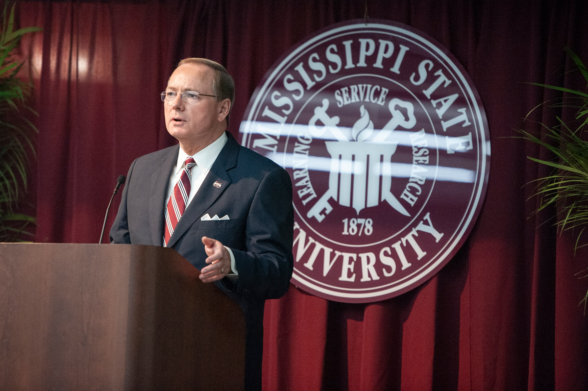 , MSU President Mark E. Keenum welcomed many of the university’s outstanding researchers to the 2019 Research Awards Luncheon.
