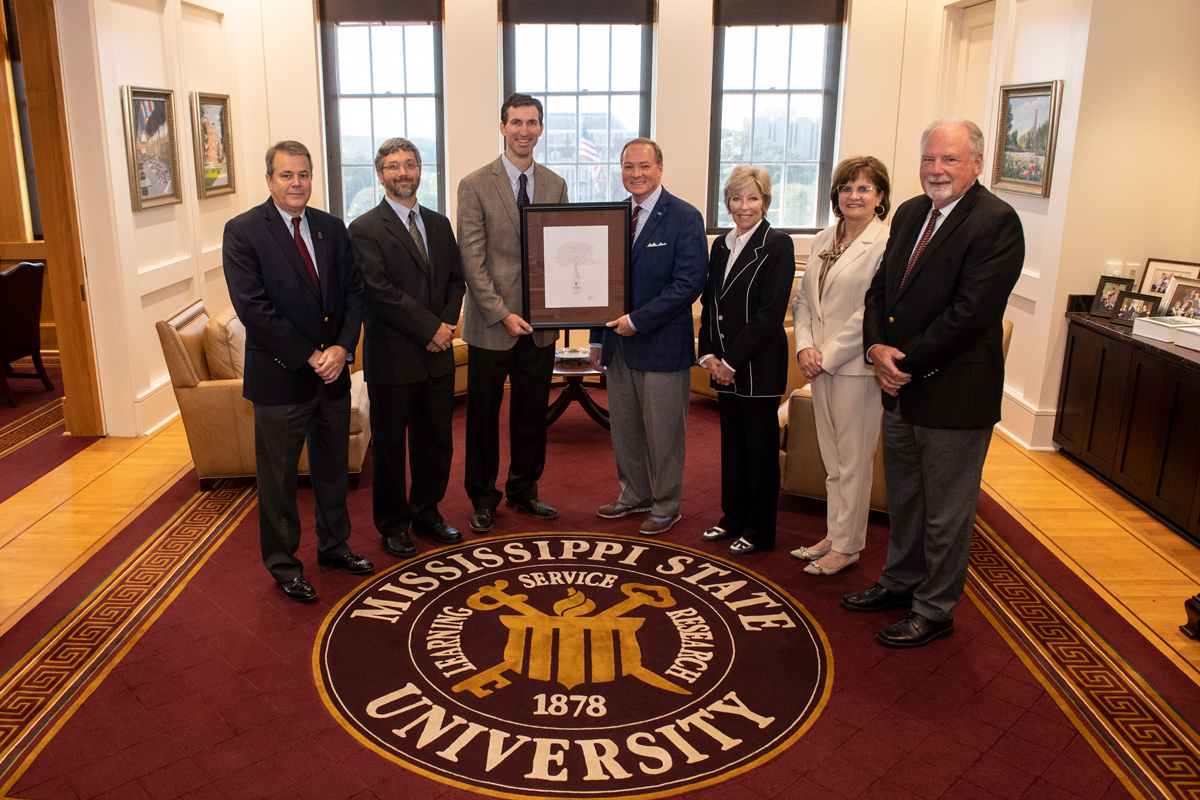 The Tennessee Valley Authority recognized Mississippi State in October with a 2019 Carbon Reduction Award.